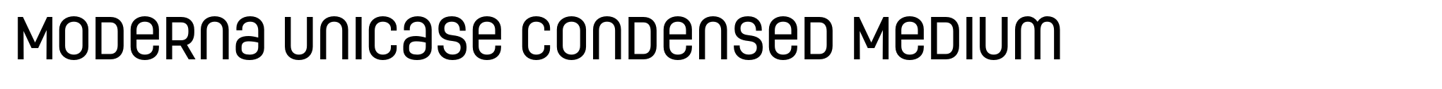 Moderna Unicase Condensed Medium image